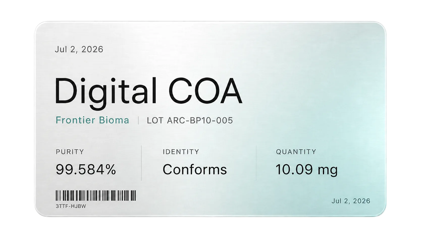 Digital COA